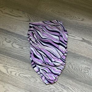 bodycon zebra design skirt